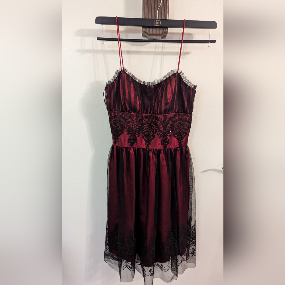 Morgan & Co Junior Red Party Dress